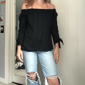 Off the shoulder blouse!